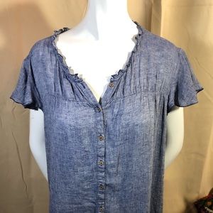 Linen/Rayon Top